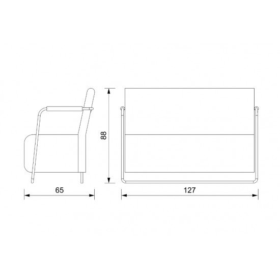 Waiting seat bench Sofa